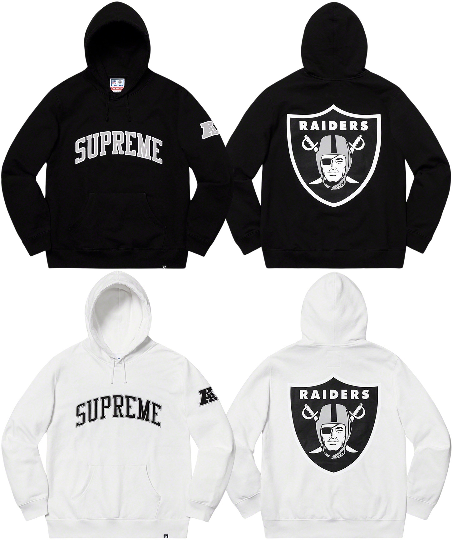 Supreme®/NFL/Raiders/'47 Hooded Sweatshirt